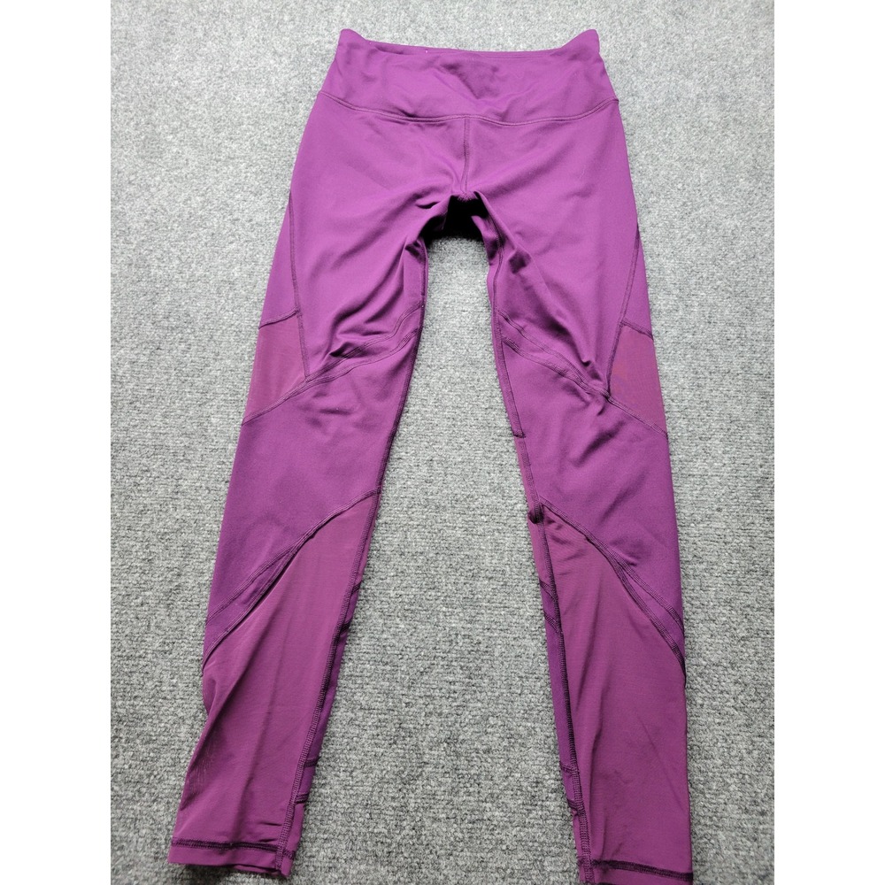 Victorias Secret VSX Sport Knockout Tight Mesh Leggings Purple Womens Medium